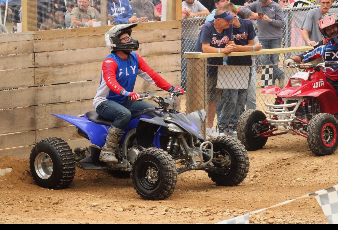 ATV racer at Moonshine Hillclimb